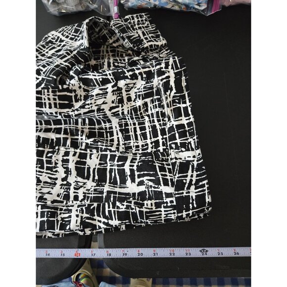 Saint Tropez West Linen Blazer Jacket Plus Size 2X Art to Wear Artsy Breathable - Picture 7 of 8